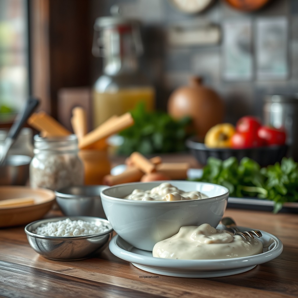 Ingredients You'll Need - creamy alfredo sauce recipe