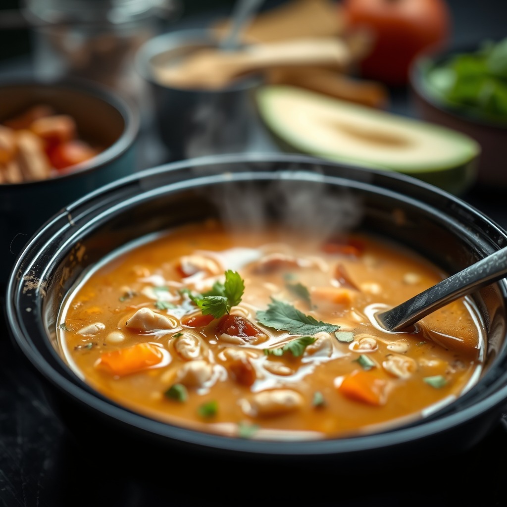 Cooking Instructions - creamy chicken tortilla soup crock pot recipe