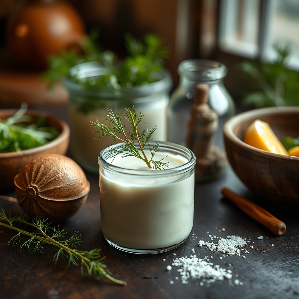 Ingredients You Will Need - creamy dill salad dressing recipe