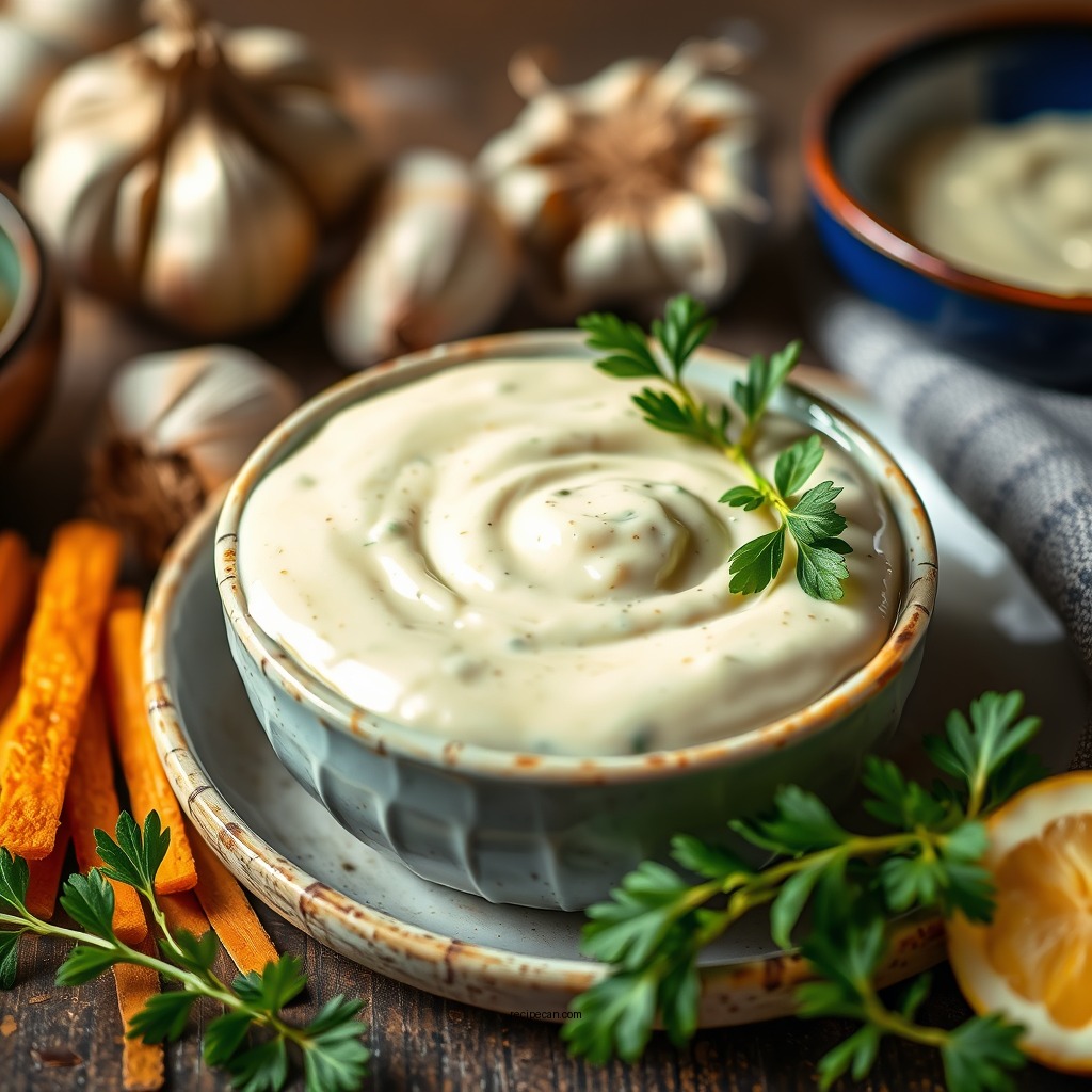 Essential Ingredients for Creamy Garlic Sauce - creamy garlic sauce recipe