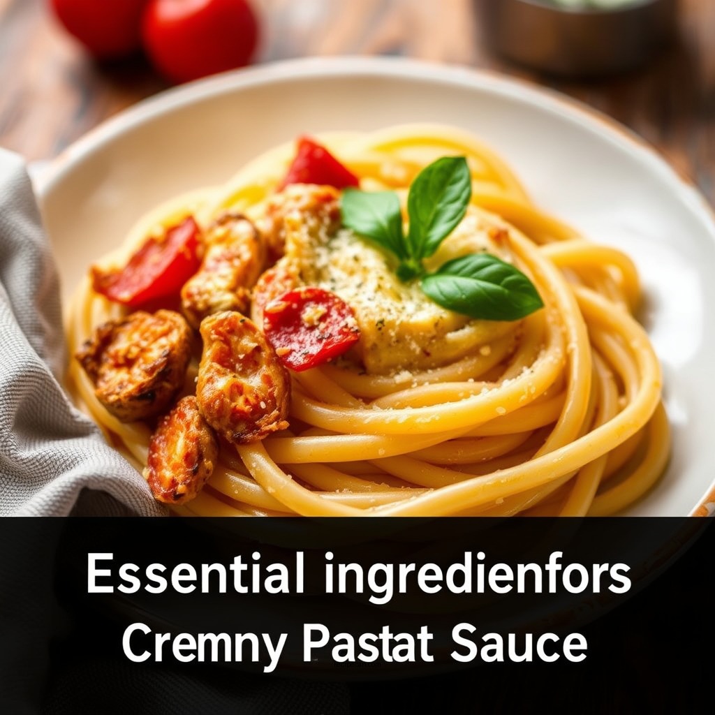 Essential Ingredients for Creamy Pasta Sauce - creamy pasta sauce recipe with cream