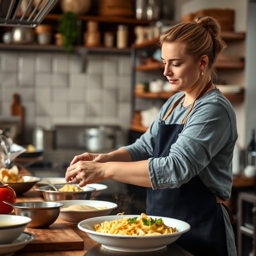 Steps to Prepare the Base - creamy pasta sauce recipe with cream