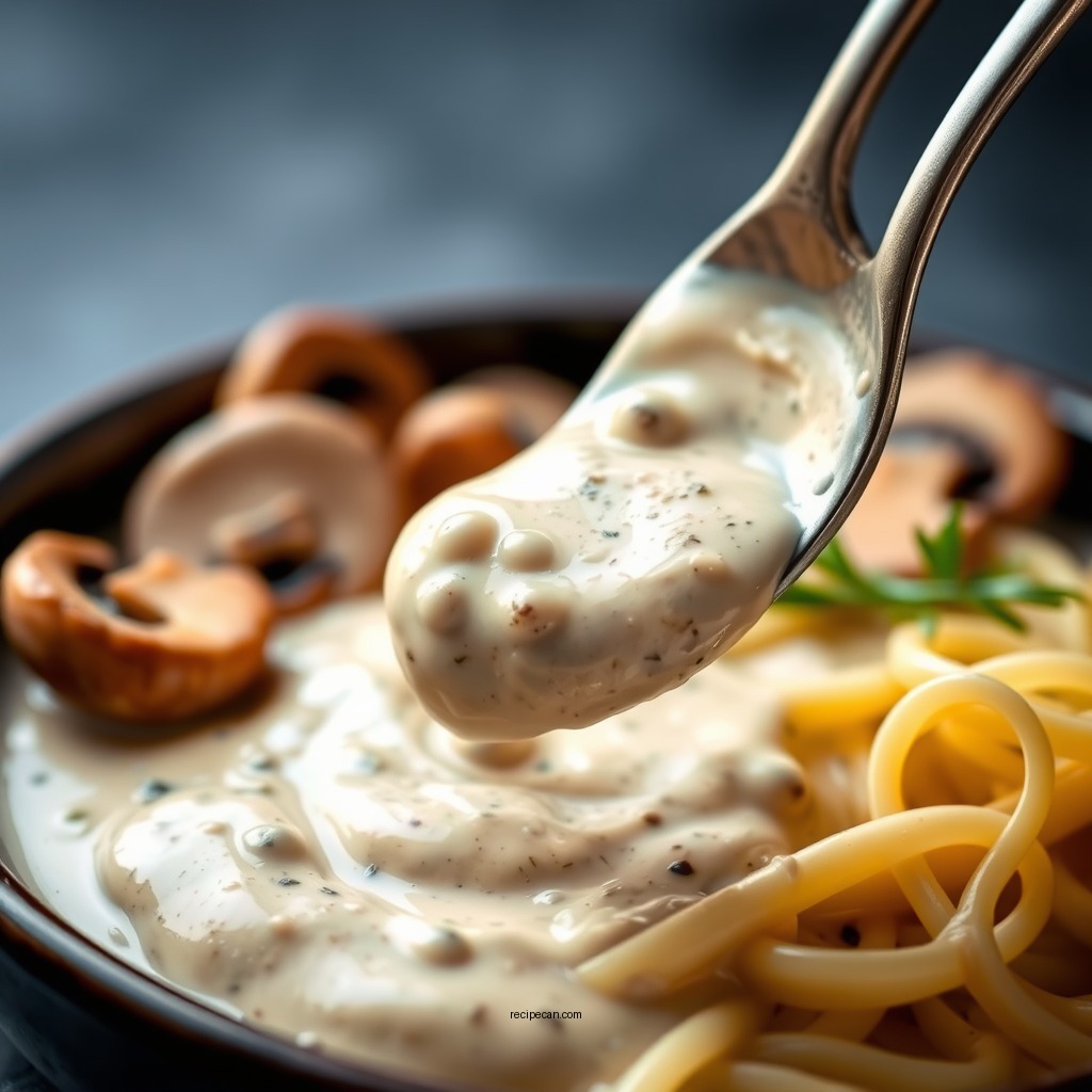 Mushroom Cream Sauce - creamy pasta sauce recipes