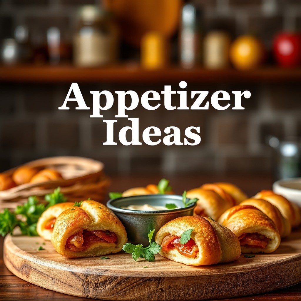 Savory Appetizer Ideas - crescent rolls recipes