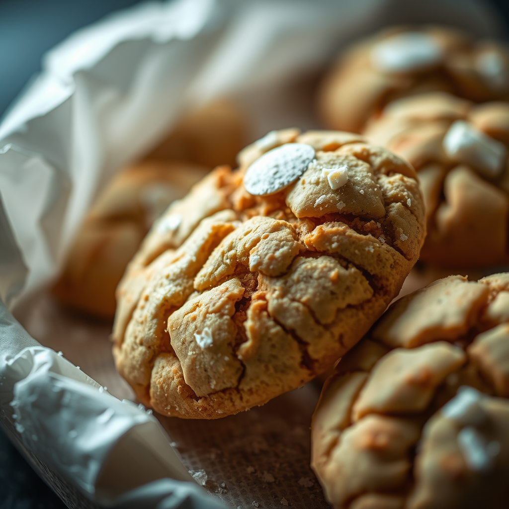Chilling the Dough - crinkle cookie recipe