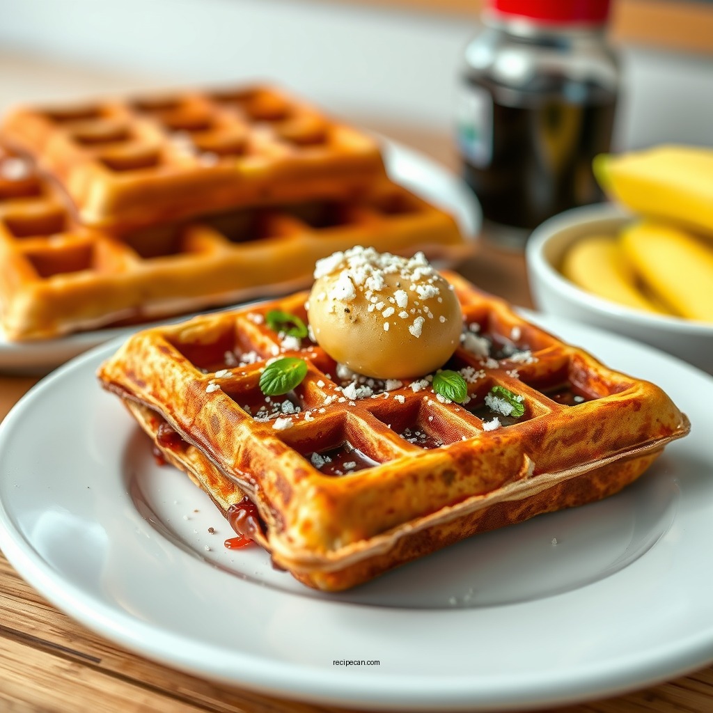 The Perfect Ingredients for Crispy Waffles - crispiest waffle recipe
