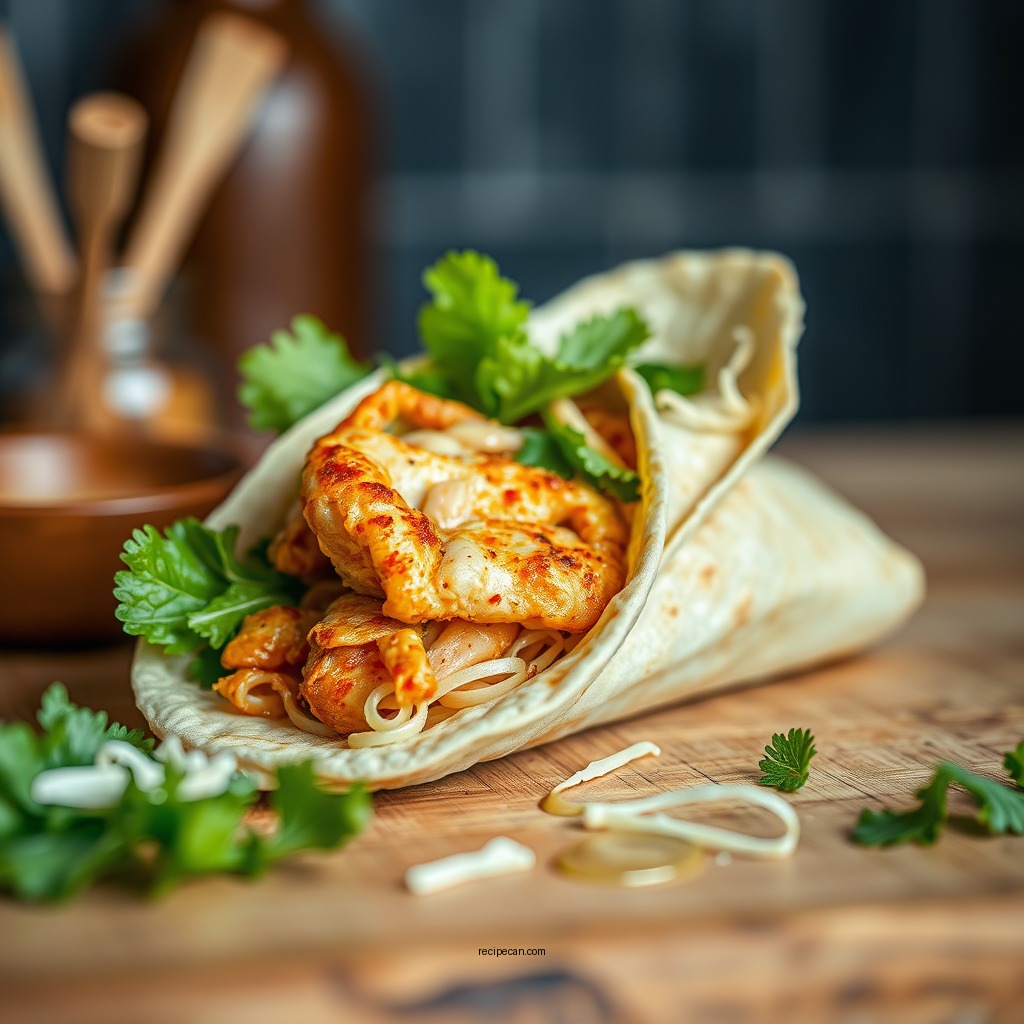 Ingredients You'll Need - crispy chicken caesar wrap recipe