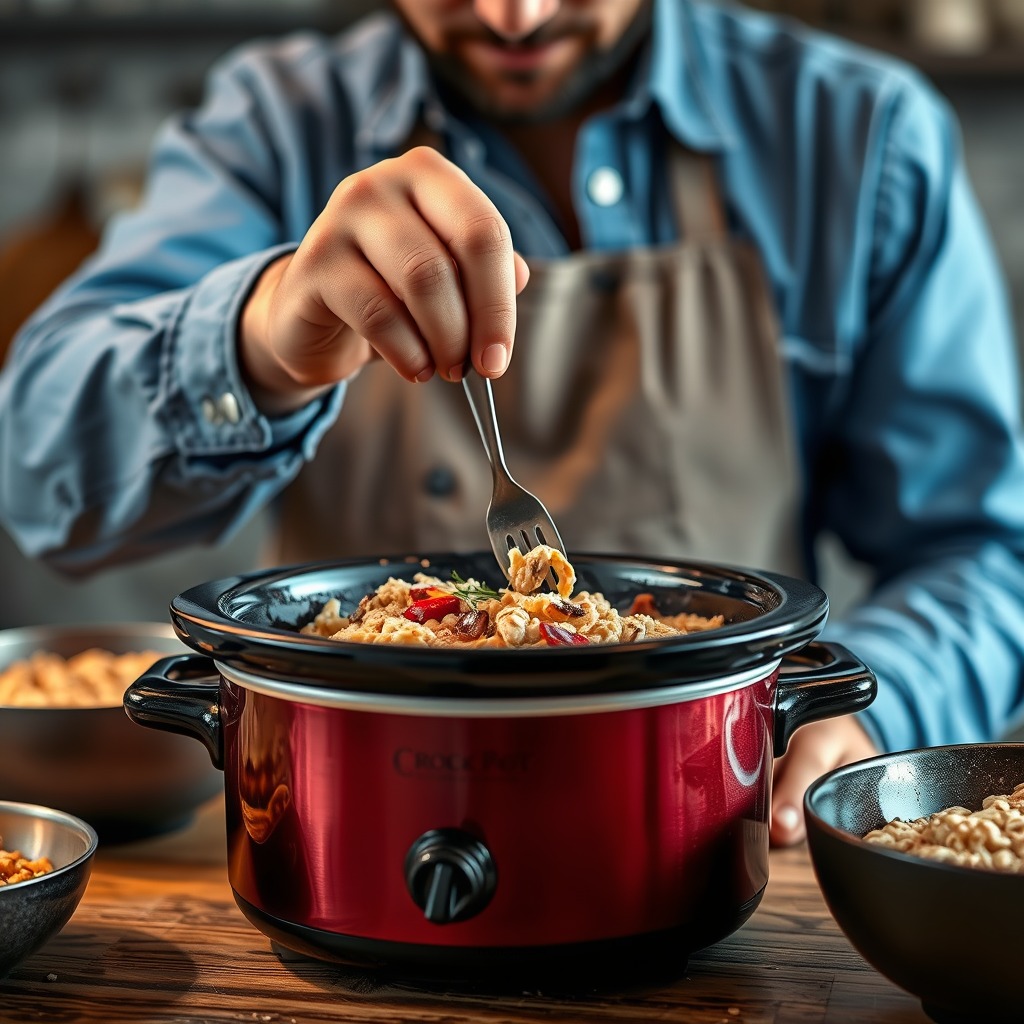 Step-by-Step Cooking Instructions - crock pot oats recipe