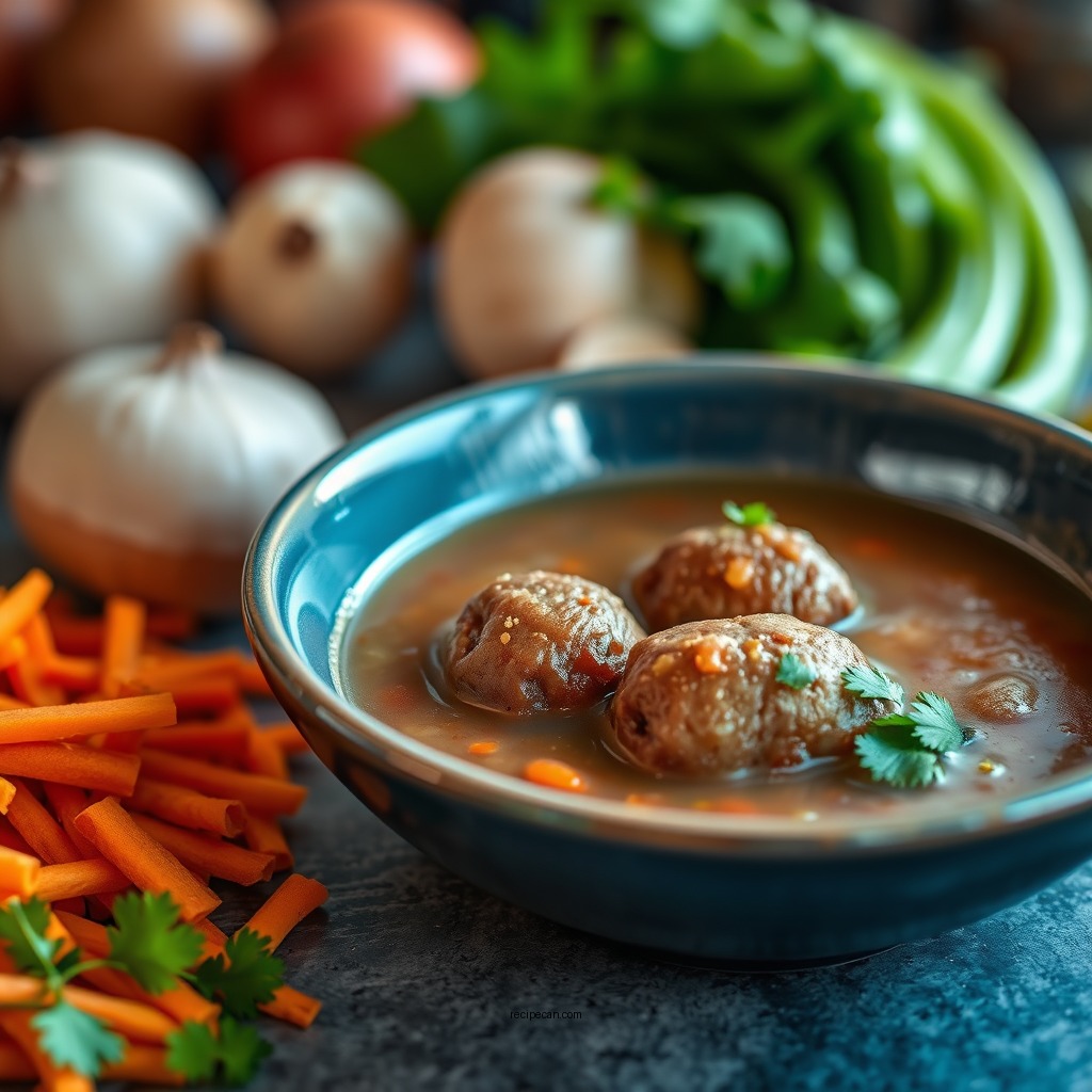 Key Ingredients for Albondigas Soup - crockpot albondigas soup recipe