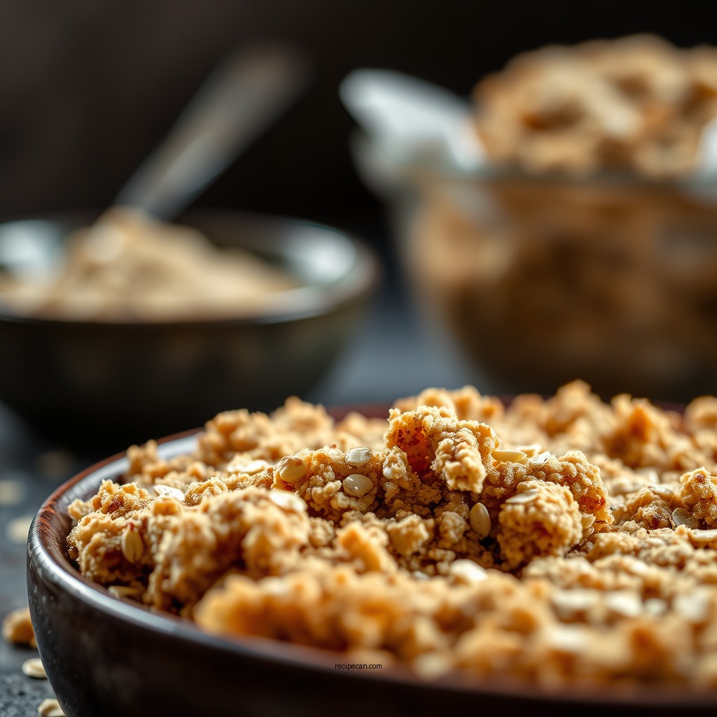 Baking Your Oat Crumble - crumble recipe with oats