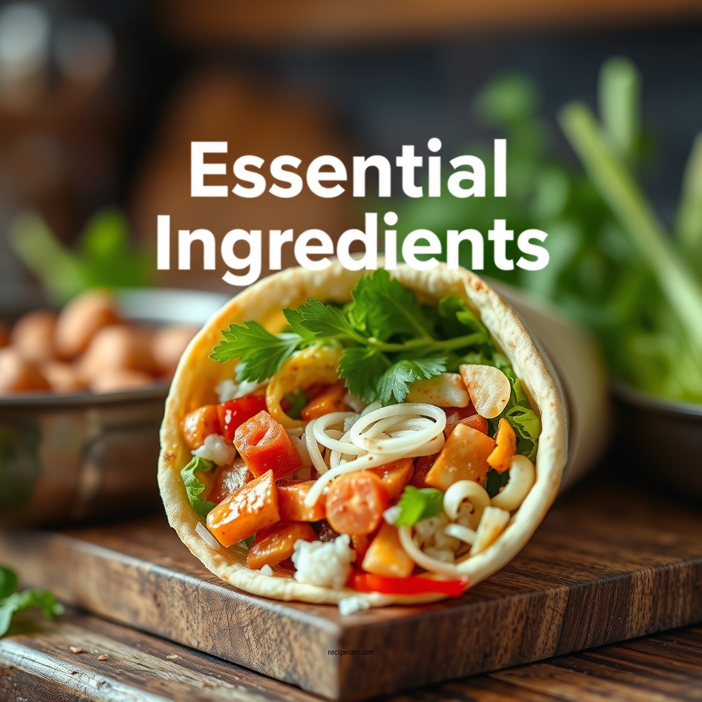 Essential Ingredients for Your Crunch Wrap - crunch wrap recipe