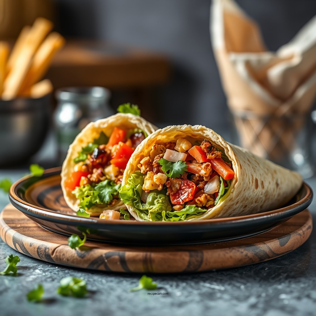 Veggie Crunch Wrap Delight - crunch wrap recipes