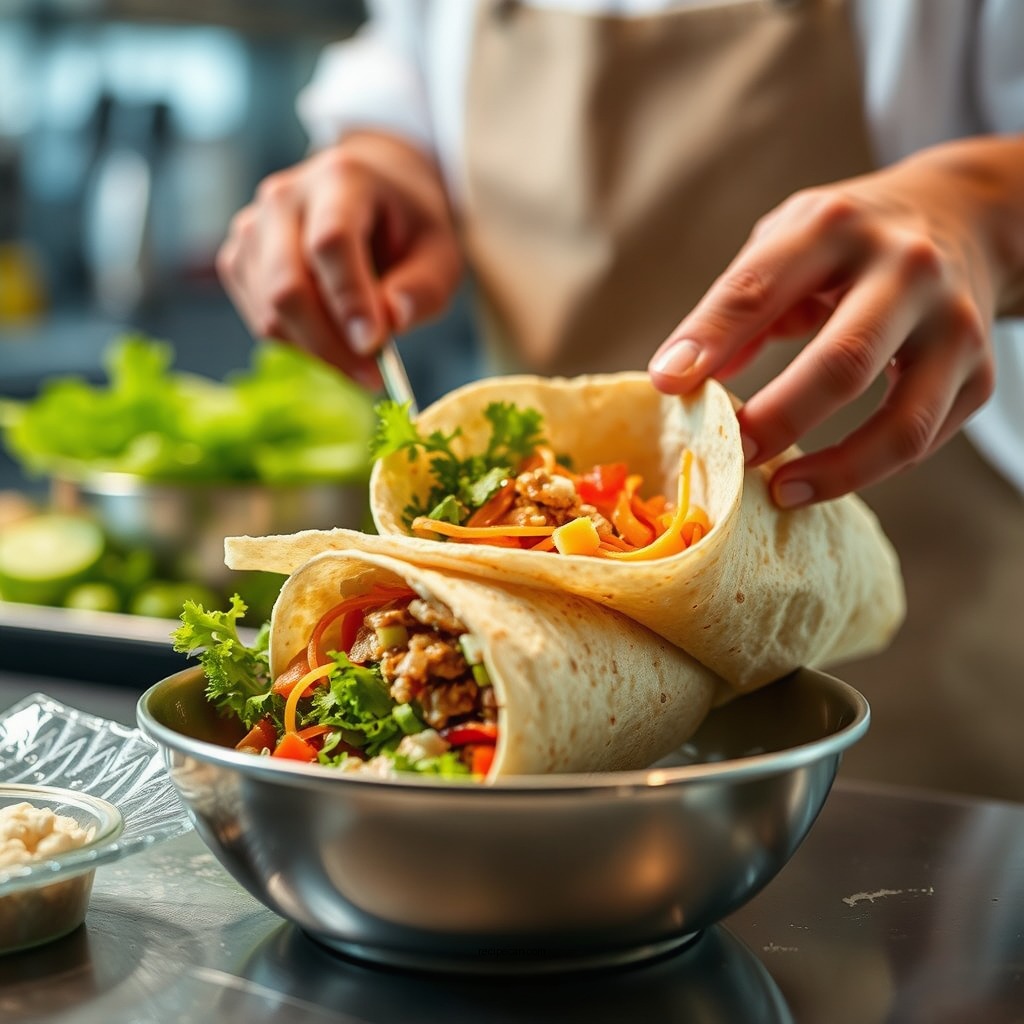 Preparation Steps - crunch wrap supreme recipe