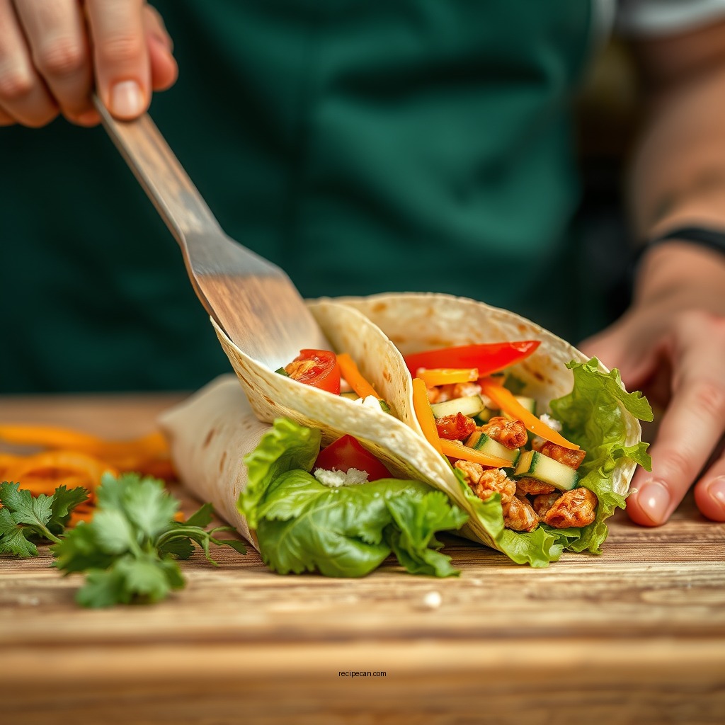 Preparing Your Fillings - crunch wraps recipe