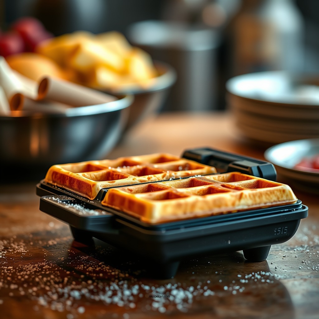 Choosing the Right Waffle Iron - crunchy belgian waffle recipe