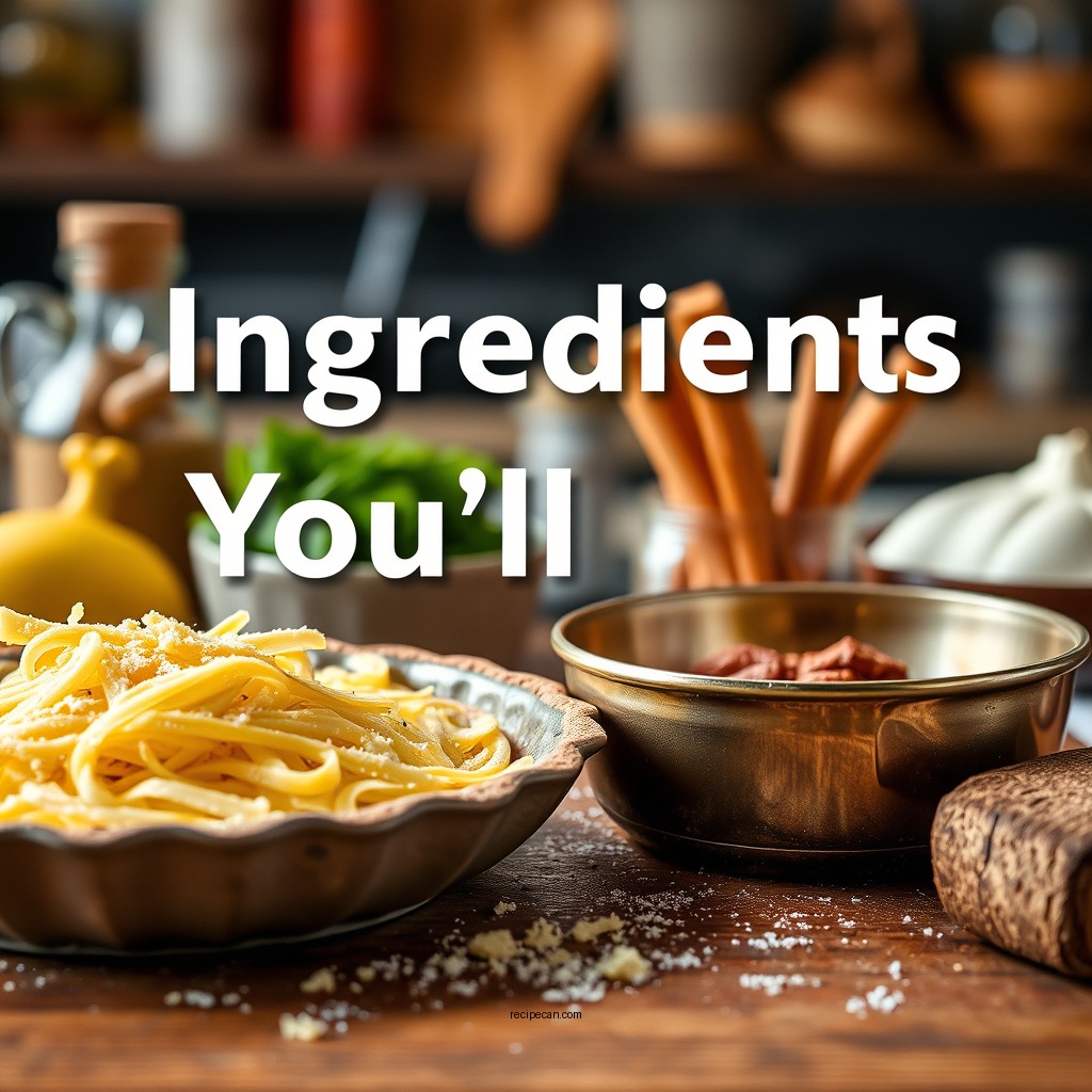 Ingredients You'll Need - crust tart recipe