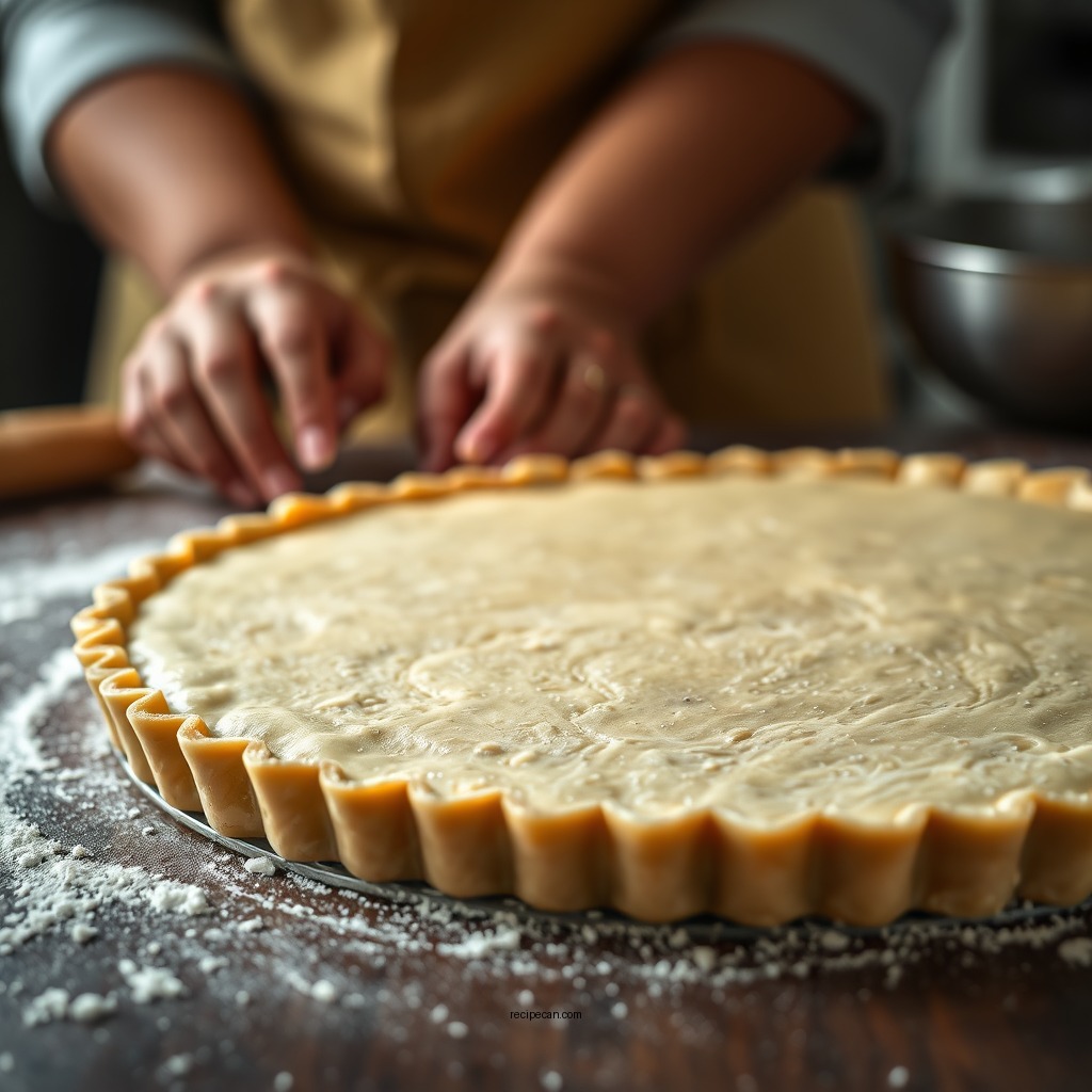 Preparing the Tart Dough - crust tart recipe