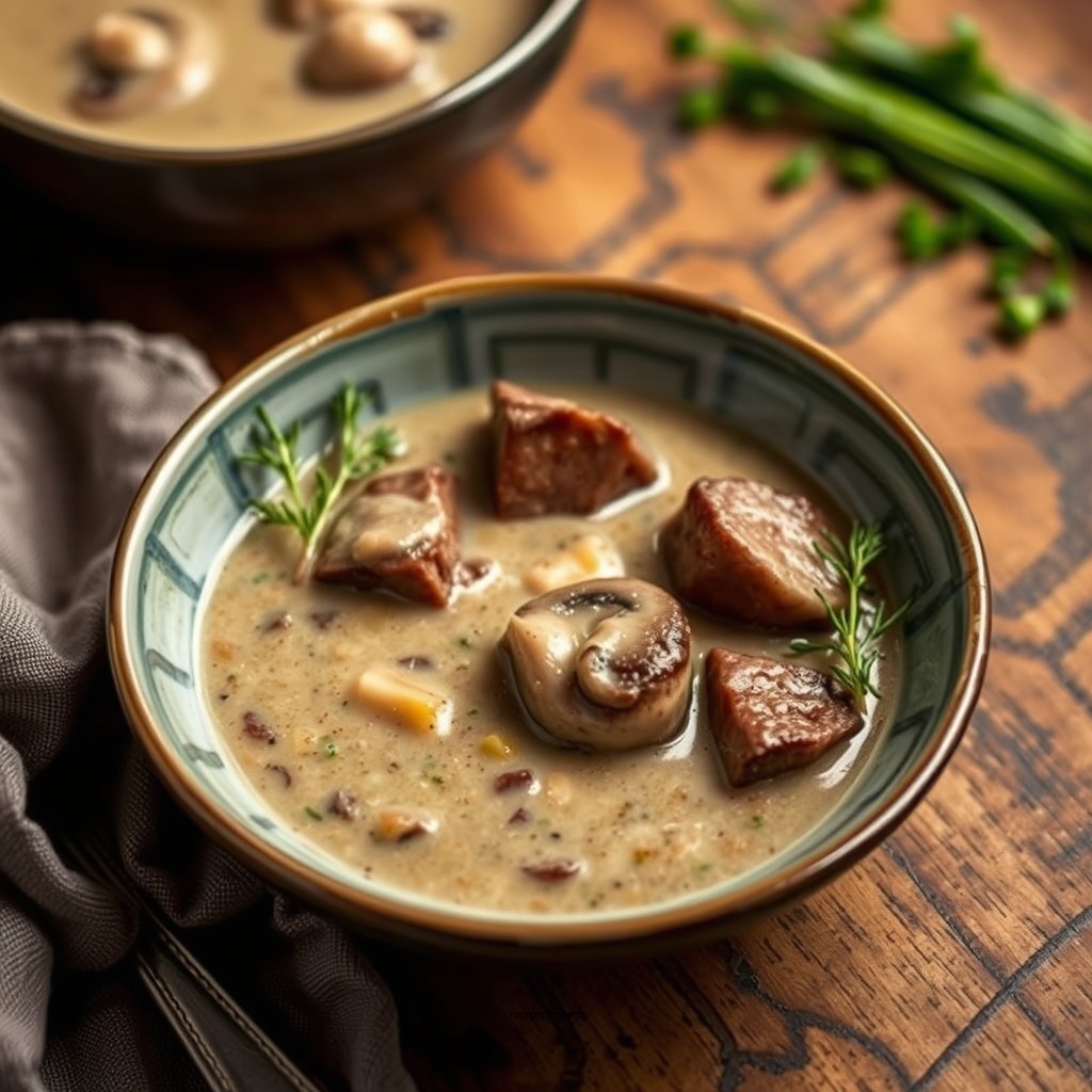Slow Cooker Cube Steak in Mushroom Soup - cube steak and cream of mushroom soup recipes
