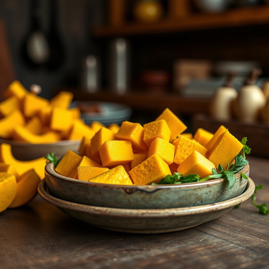 Choosing the Right Butternut Squash - cubed butternut squash recipe