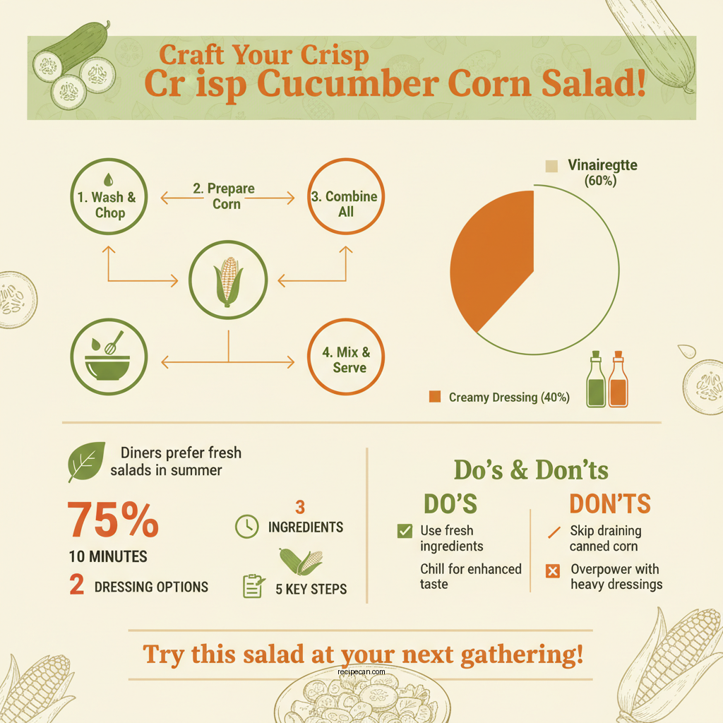 cucumber corn salad recipe - Data Infographic and Statistics
