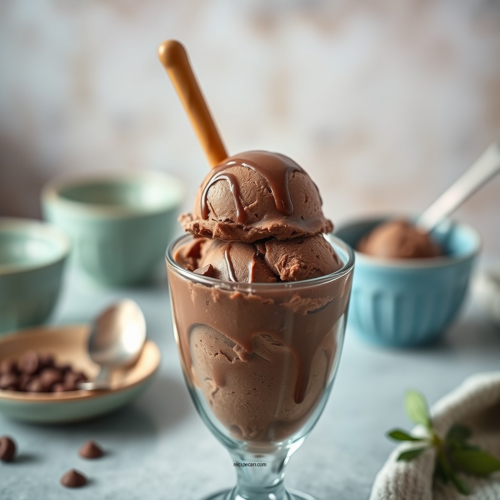 Rich Chocolate Ice Cream - cuisinart 1 pint ice cream maker recipes