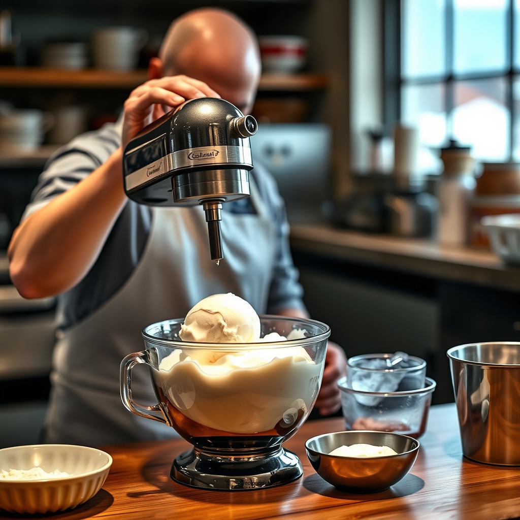 Preparing the Ice Cream Mixture - cuisinart 2 qt vanilla ice cream recipe