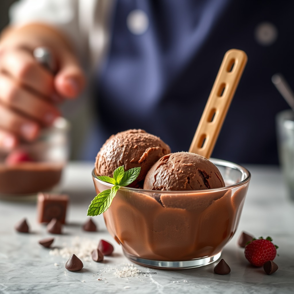 Decadent Chocolate Sorbet - cuisinart ice cream and sorbet maker recipes