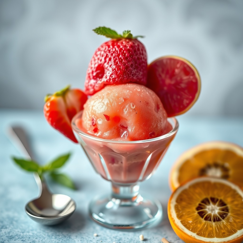 Fresh Fruit Sorbet - cuisinart ice cream and sorbet maker recipes