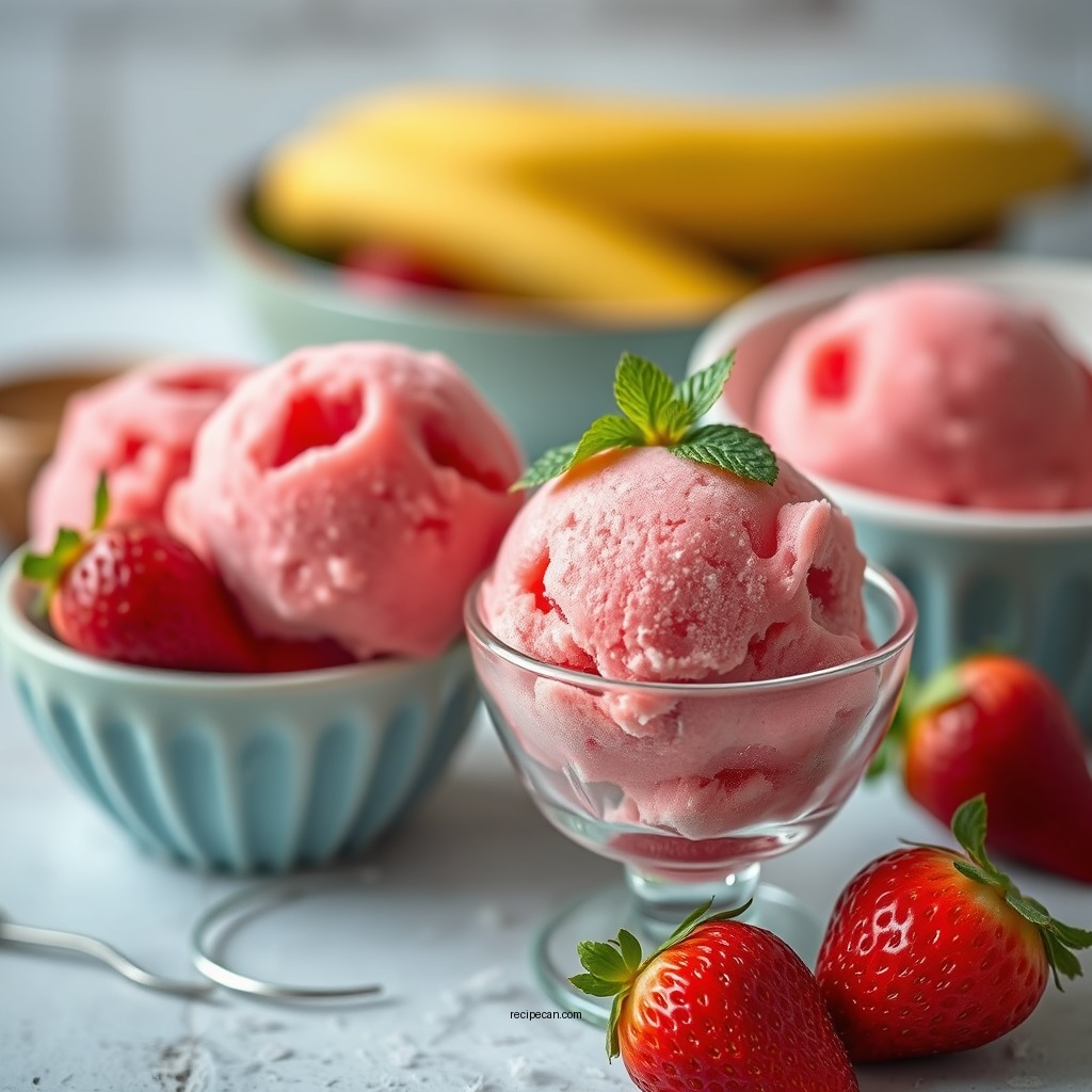 Fresh Strawberry Sorbet - cuisinart ice cream maker 2 qt recipes
