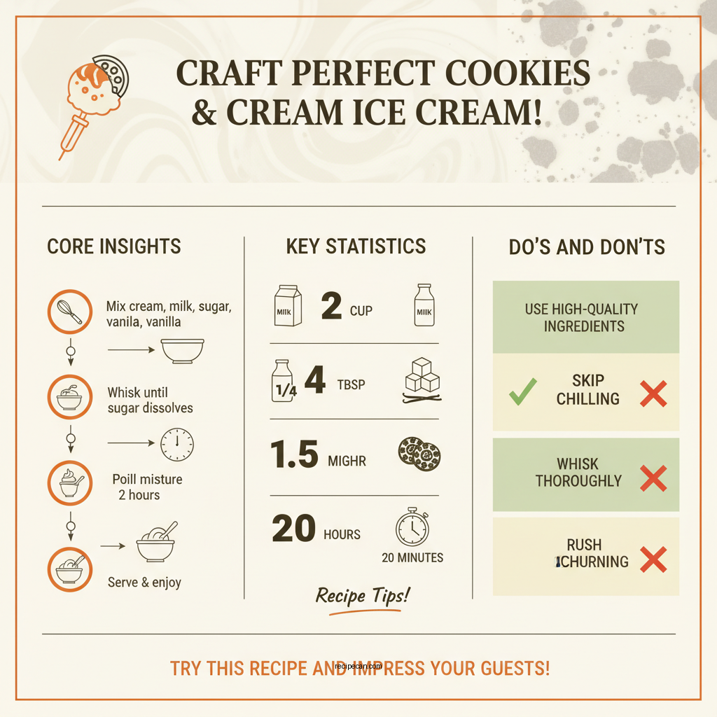 cuisinart ice cream maker cookies and cream recipe - Data Infographic and Statistics