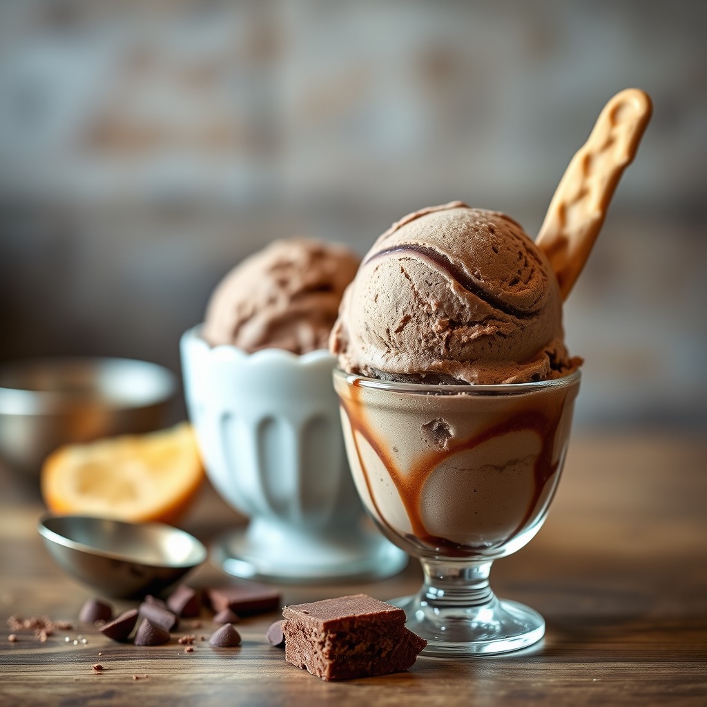 Chocolate Fudge Ice Cream - cuisinart ice cream maker recipes 2 qt
