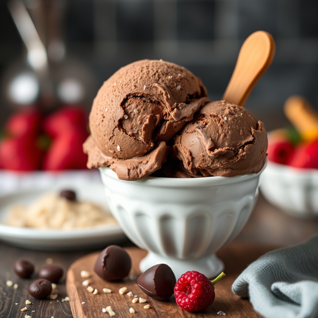 Rich Chocolate Ice Cream - cuisinart ice cream maker recipes 1.5 quarts
