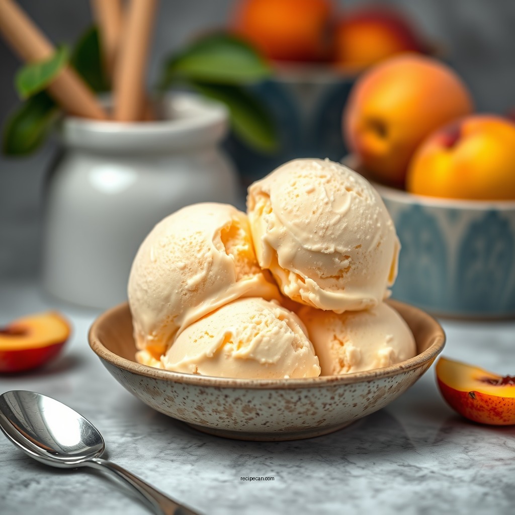 Basic Cuisinart Peach Ice Cream Recipe - cuisinart ice cream recipes peach