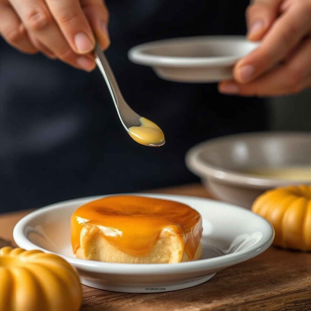 Making the Custard Filling - custard bun recipe