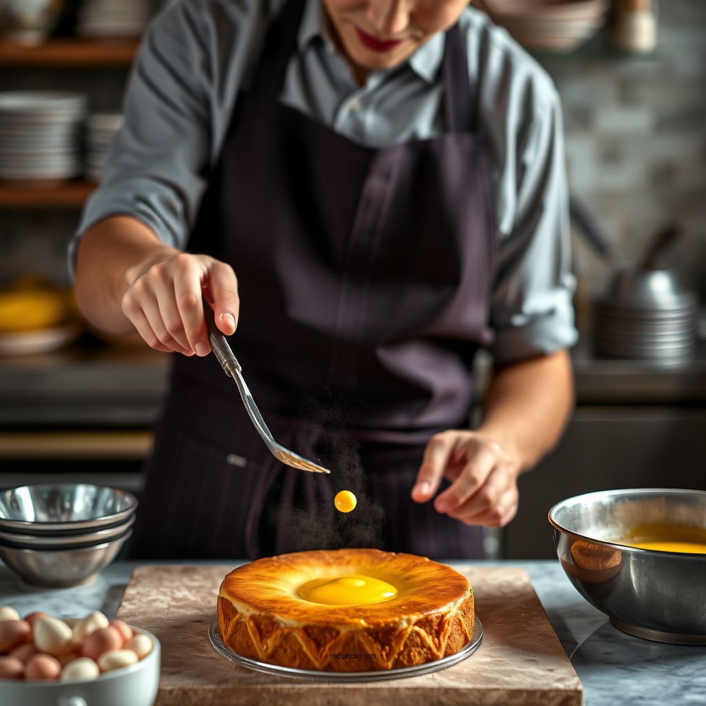 Step-by-Step Preparation - custard cake filling recipe