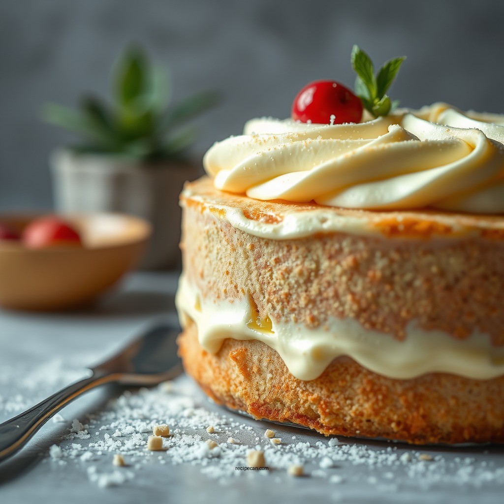 Baking the Cake - custard cake recipe