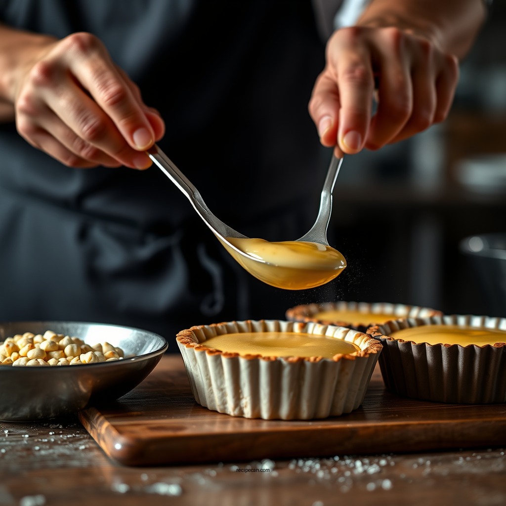 Step-by-Step Preparation - custard for tarts recipe