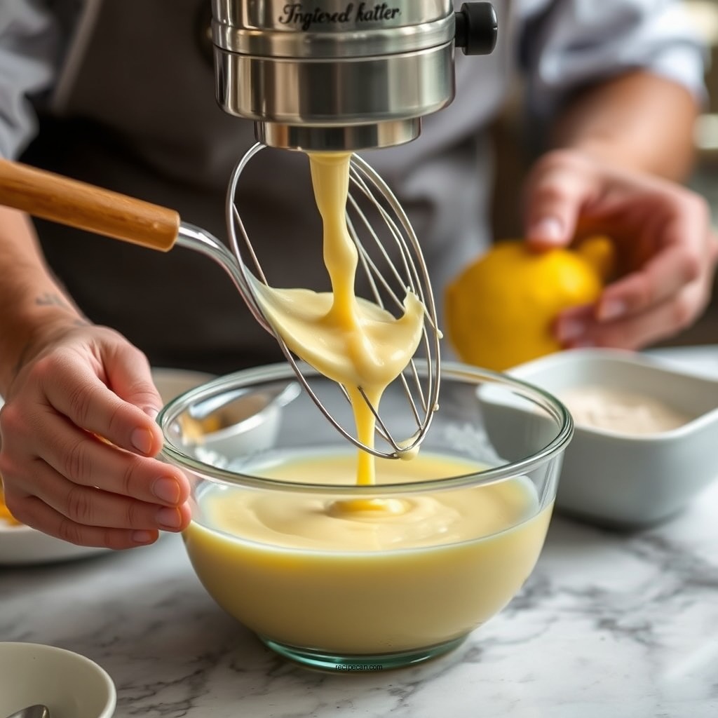 Preparing the Custard Mixture - custard french toast recipe