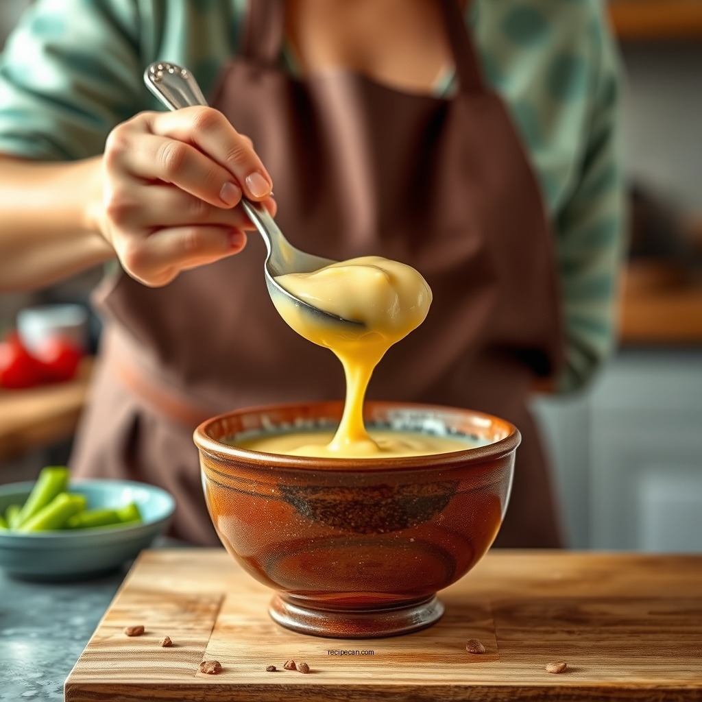 Preparing the Custard Base - custard ice cream recipe