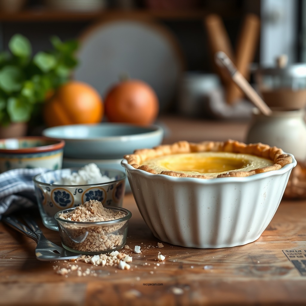 Ingredients You'll Need - custard pie recipe easy