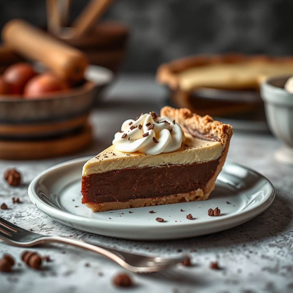 Chocolate Custard Pie - custard pie recipes