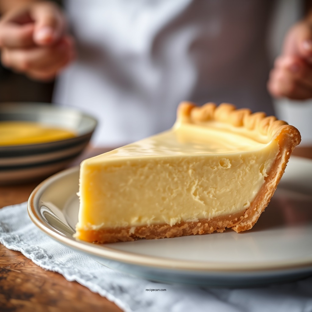 Classic Vanilla Custard Pie - custard pie recipes