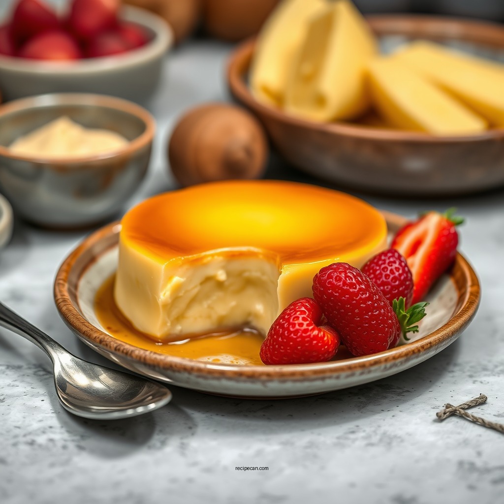 Ingredients Needed for Custard Pudding - custard pudding recipe