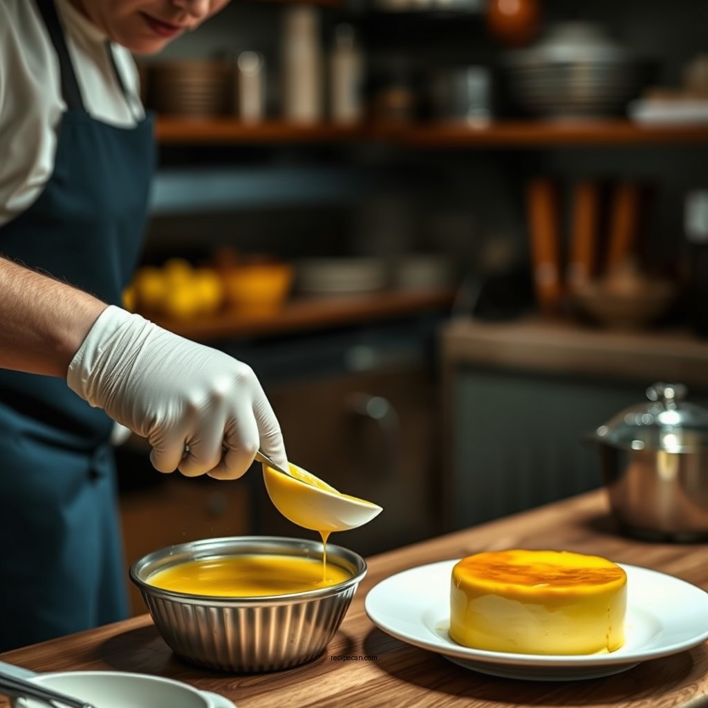 Step-by-Step Instructions - custard pudding recipe