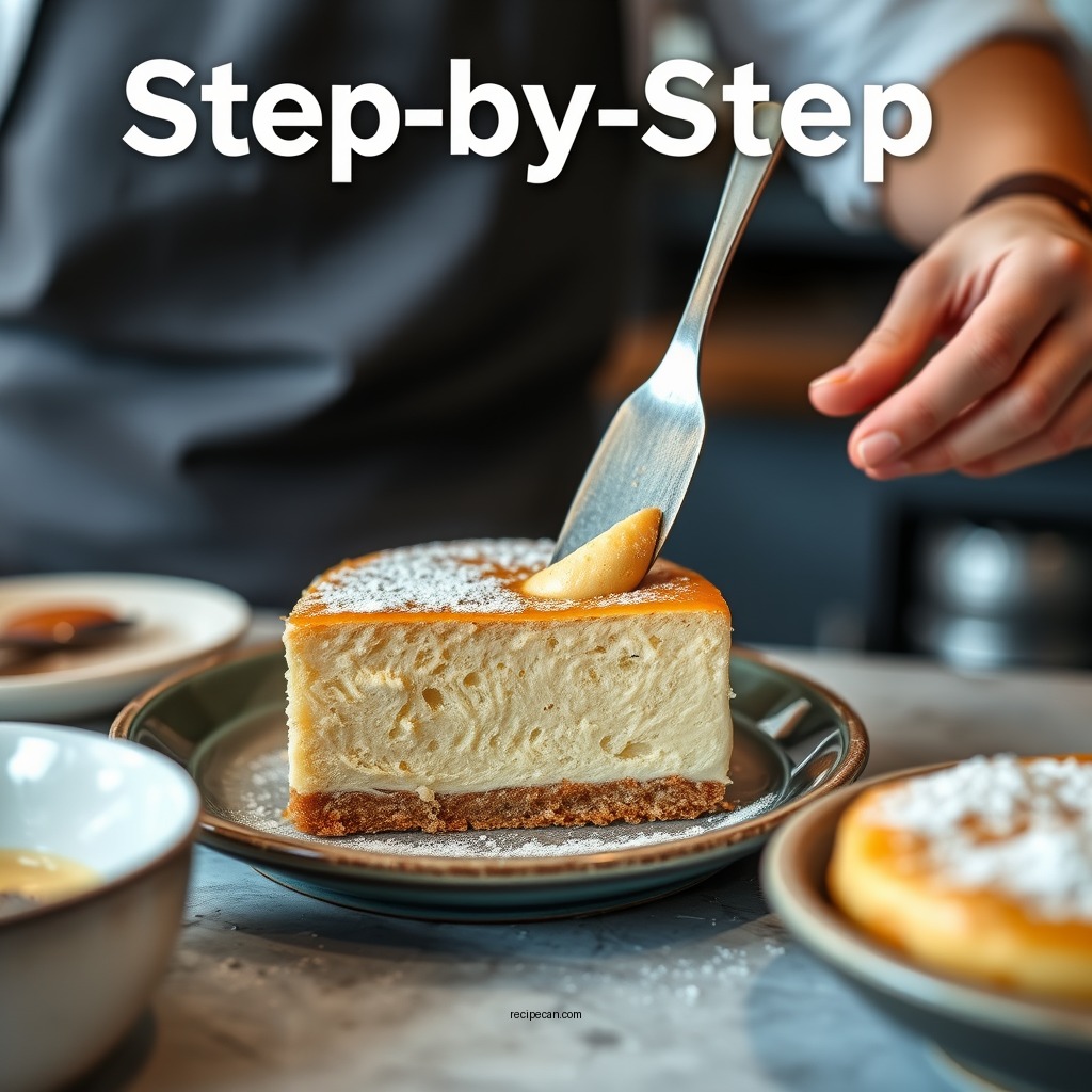 Step-by-Step Preparation - custard recipe cake