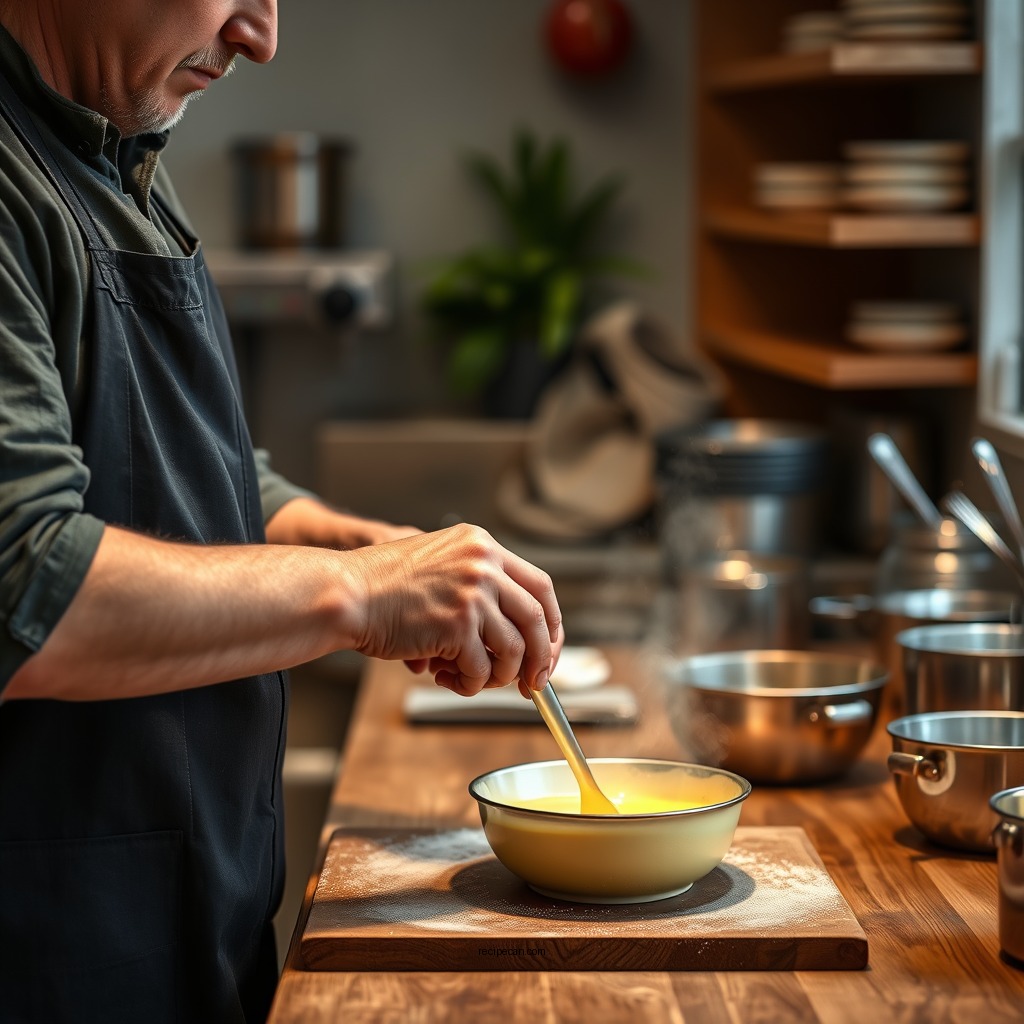 Step-by-Step Instructions - custard recipe for cake filling