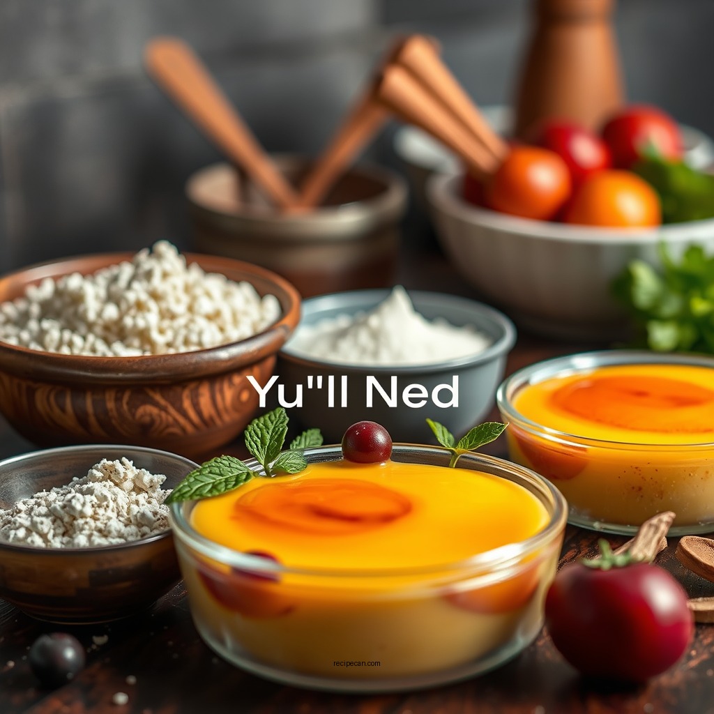 Ingredients You'll Need - custard recipe