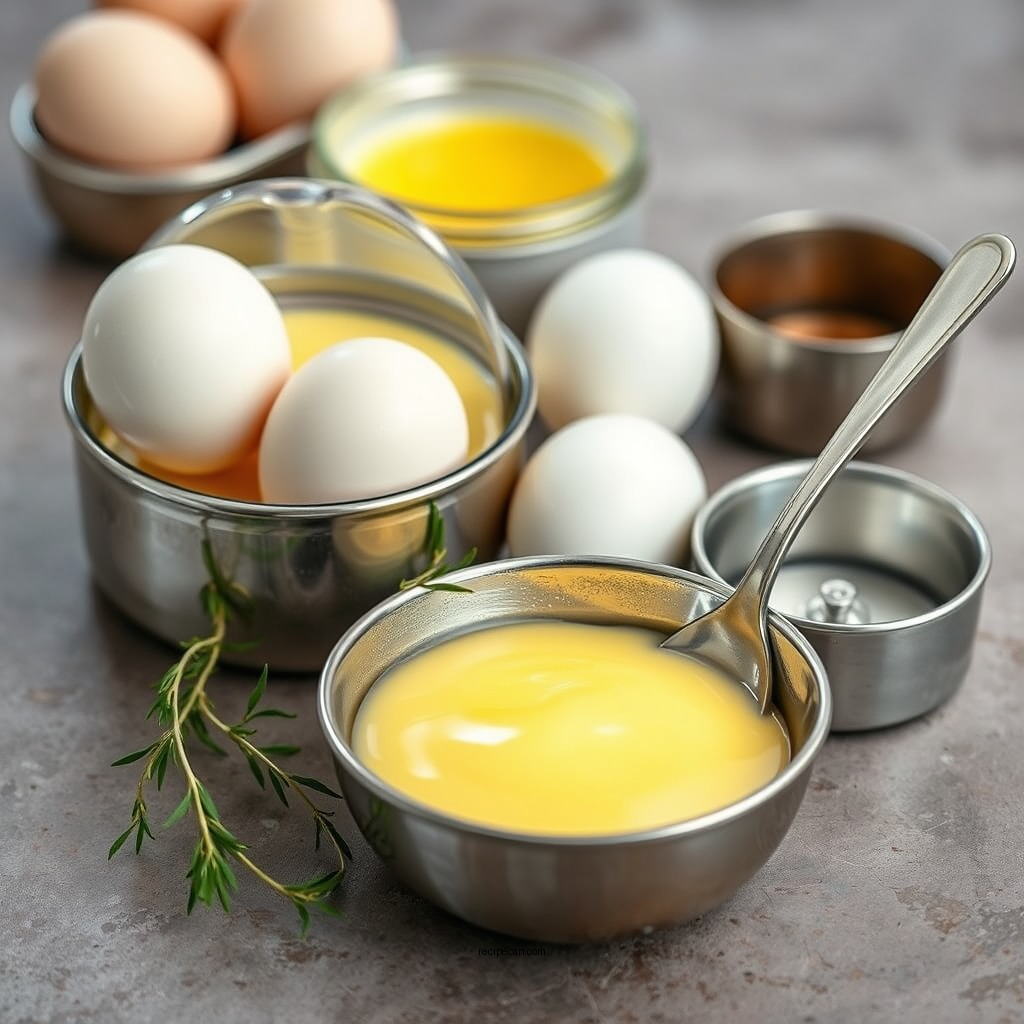 Ingredients Needed for Custard - custard recipe with eggs