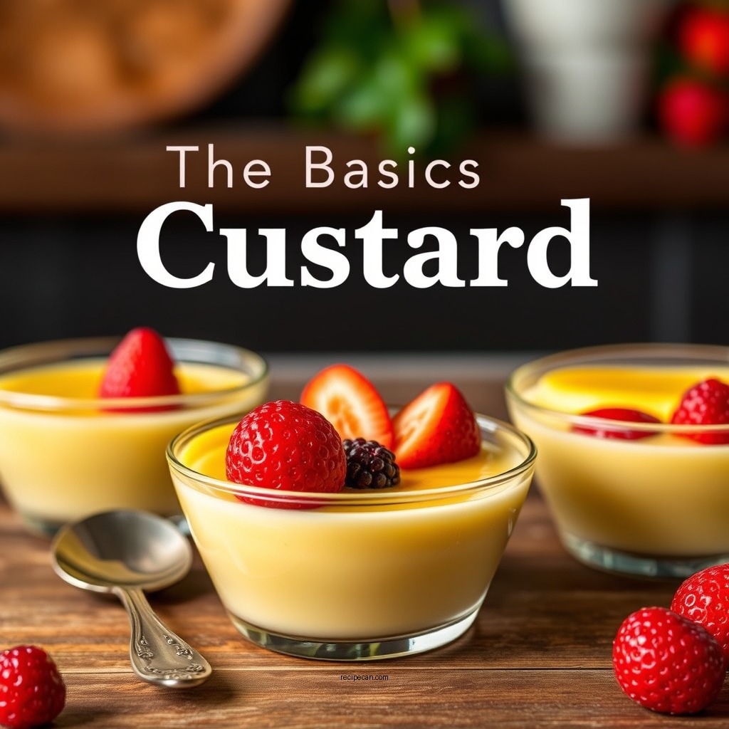 The Basics of Custard - custard recipe with fruits