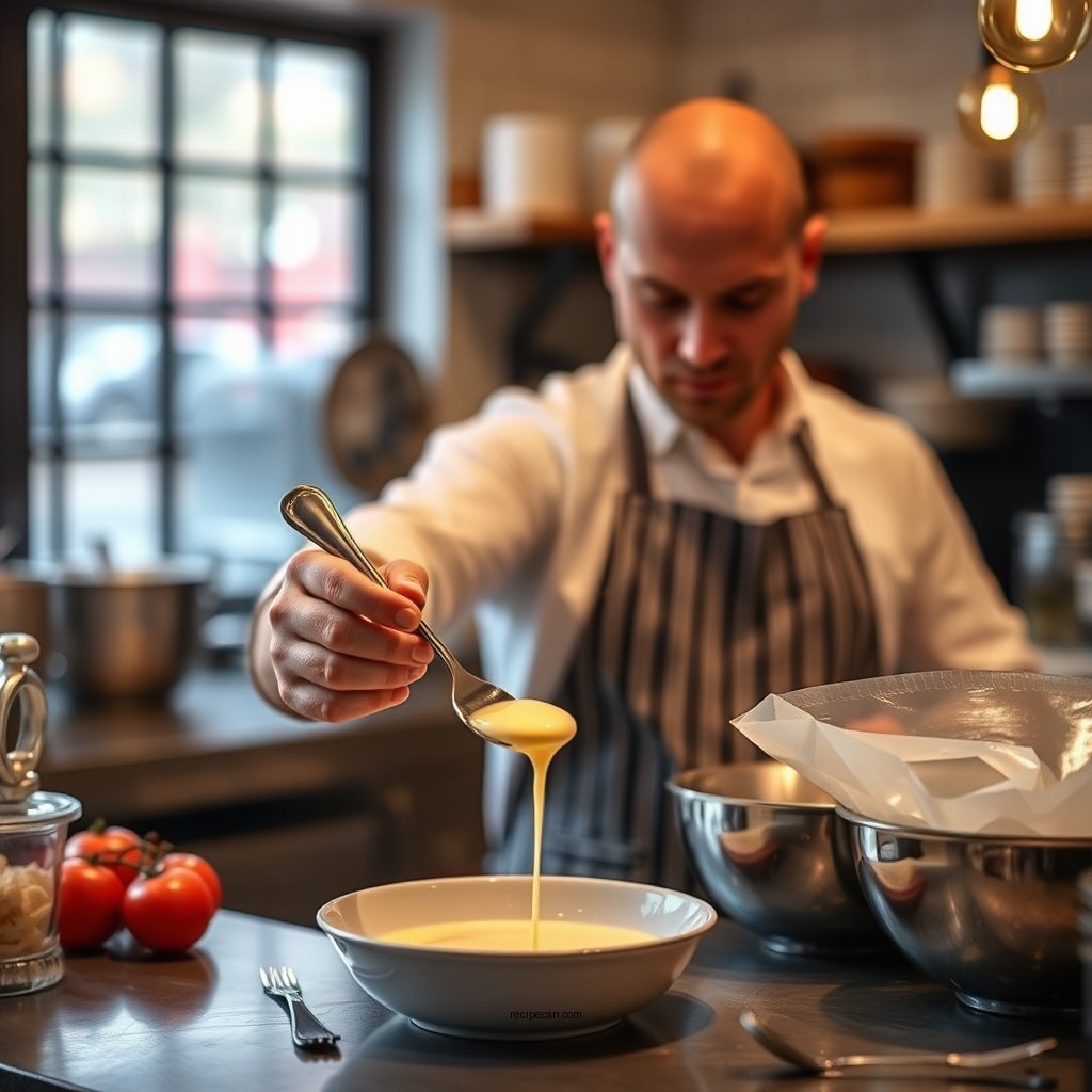 Preparation Steps - custard recipe with heavy cream